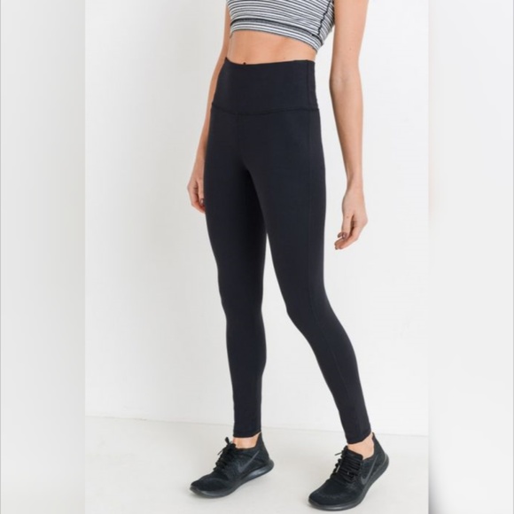 Highwaist Essential Solid Leggings - Picture 5 of 6